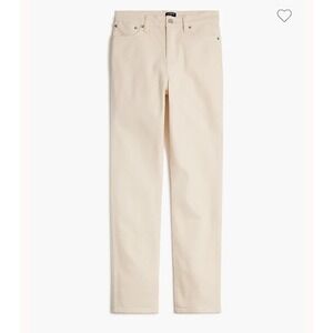 J.Crew Classic Vintage Straight Jeans 30P Ecru All-Day Stretch High Rise BX527